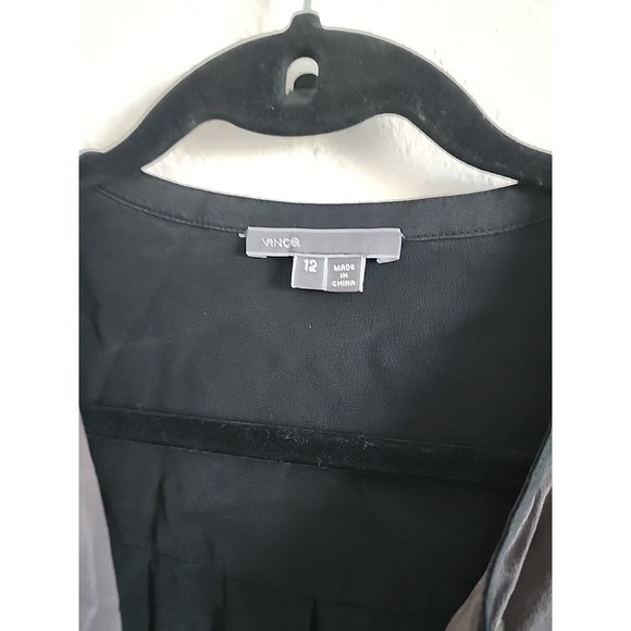 Vince 100‎ Percent Silk Vince Women's Top Size 12 - Picture 3 of 7